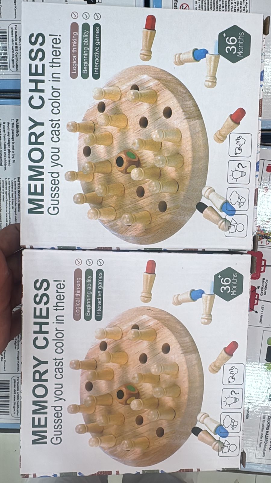 Memory Chess Board Game